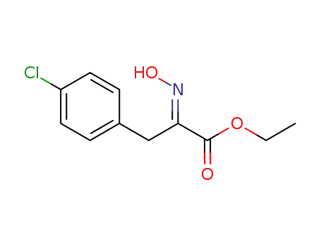 (E)-ethyl 3-(4-chlorophenyl)-2-(hydroxyimino)propanoate