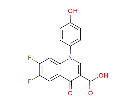 6,7-difluoro-1-(4-hydroxyphenyl)-4-oxoquinoline-3-carboxylic acid