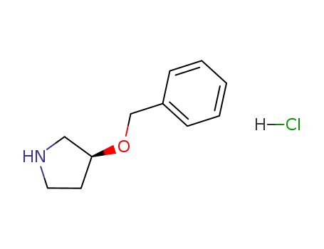 Molecular Structure of 931409-74-4 ((S)-3-BENZYLOXY-PYRROLIDINE HYDROCHLORIDE)