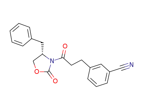 3-[3-((S)-4-Benzyl-2-oxo-oxazolidin-3-yl)-3-oxo-propyl]-benzonitrile