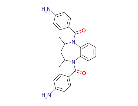 N,N'-di(p-aminobenzoyl)-2,4-dimethyl-2,3,4,5-tetrahydro-1H-1,5-benzodiazepine