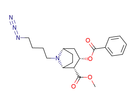 (1R,2R,3S,5S)-8-(4-Azido-butyl)-3-benzoyloxy-8-aza-bicyclo[3.2.1]octane-2-carboxylic acid methyl ester