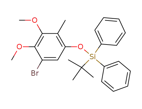 Silane,
(5-bromo-3,4-dimethoxy-2-methylphenoxy)(1,1-dimethylethyl)diphenyl-