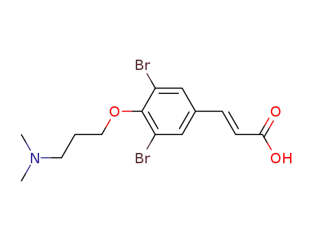 (E)-3-[3,5-dibromo-4-(3-dimethylaminopropoxy)phenyl]acrylic acid