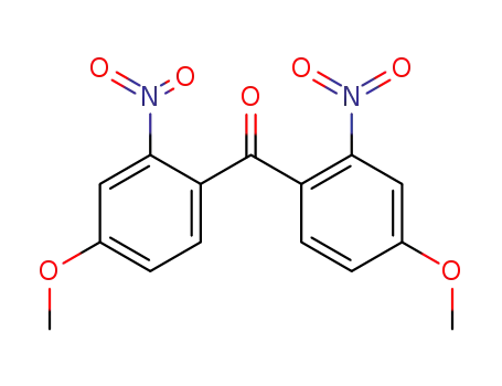 Molecular Structure of 30457-38-6 (Methanone, bis(4-methoxy-2-nitrophenyl)-)