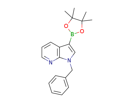 1-Benzyl-3-(4,4,5,5-tetramethyl-[1,3,2]dioxaborolan-2-yl)-1H-pyrrolo[2,3-b]pyridine