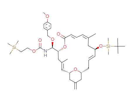 [(S)-[(2E,8E,10Z,14E)-(1R,5R,13R,17R)-13-(tert-Butyl-dimethyl-silanyloxy)-3,11-dimethyl-19-methylene-7-oxo-6,21-dioxa-bicyclo[15.3.1]henicosa-2,8,10,14-tetraen-5-yl]-(4-methoxy-benzyloxy)-methyl]-carbamic acid 2-trimethylsilanyl-ethyl ester