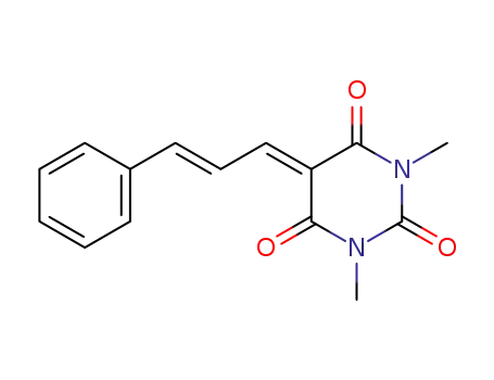(E)-1,3-dimethyl-5-(3-phenylallylidene)pyrimidine-2,4,6(1H,3H,5H)-trione