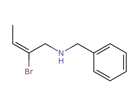 N-benzyl-N-[2(E)-2-bromo-2-buten-1-yl]amine