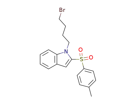 1-(4-Bromobutyl)-2-<(4-methylphenyl)sulfonyl>-1H-indole