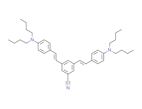 3,5-bis[2'-4(dibutylaminophenyl)vinyl]benzonitrile