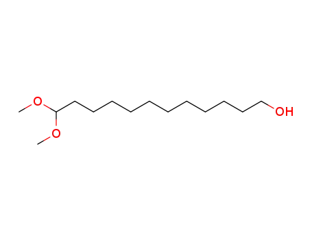 Molecular Structure of 873958-87-3 (1-Dodecanol, 12,12-dimethoxy-)