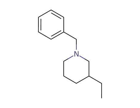 Molecular Structure of 59349-72-3 (1-benzyl-3-ethyl-piperidine)