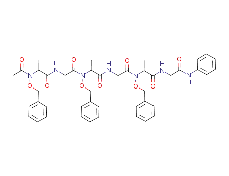 Glycinamide,
N-acetyl-N-(phenylmethoxy)alanylglycyl-N-(phenylmethoxy)alanylglycyl-
N-(phenylmethoxy)alanyl-N-phenyl-