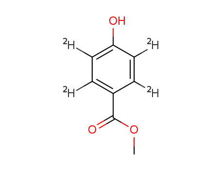 Molecular Structure of 362049-51-2 (METHYL 4-HYDROXYBENZOATE-2,3,5,6-D4)