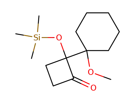 2-(1-Methoxycyclohexyl)-2-[(trimethylsilyl)oxy]cyclobutan-1-one