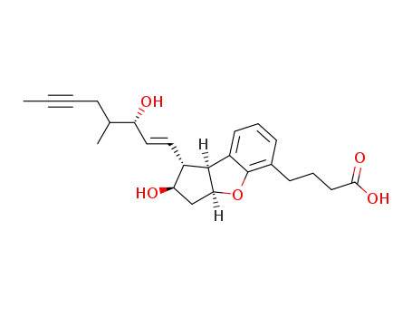 Molecular Structure of 88430-50-6 (Beraprost)