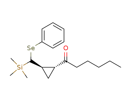 1-Hexanone, 1-[2-[(phenylseleno)(trimethylsilyl)methyl]cyclopropyl]-