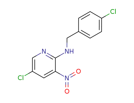 2-Pyridinamine, 5-chloro-N-[(4-chlorophenyl)methyl]-3-nitro-