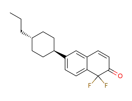 2(1H)-Naphthalenone, 1,1-difluoro-6-(trans-4-propylcyclohexyl)-
