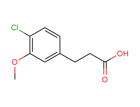3-(4-chloro-3-methoxy)phenyl-propanoic acid