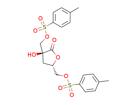 2- 하이드 록시 메틸 -2-O : 5-O- 비스 (p- 톨 릴설 포닐) -3- 데 옥시 -D- 에리트로-펜 톤산 γ- 락톤