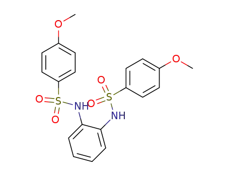 Molecular Structure of 220166-48-3 (N,N'-(1,2-phenylene)bis(4-methoxybenzenesulfonamide))