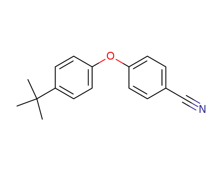 Molecular Structure of 74448-91-2 (4-(4-TERT-BUTYLPHENOXY)BENZONITRILE)