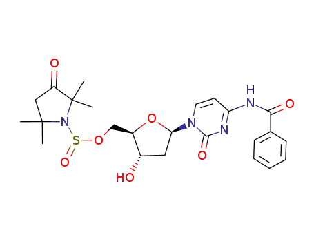 N<sup>4</sup>-benzoyl-5'-O-(2,2,5,5-tetramethylpyrrolidin-3-one-1-sulfinyl)-2'-deoxycytidine