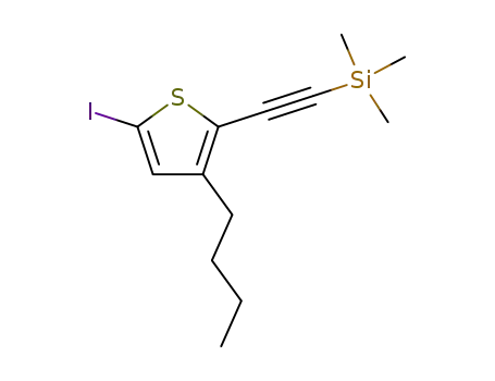 Silane, [(3-butyl-5-iodo-2-thienyl)ethynyl]trimethyl-