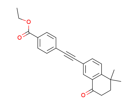 4-[2-(5,6,7,8-Tetrahydro-5,5-dimethyl-8-oxo-2-naphthalenyl)ethynyl]benzoic Acid Ethyl Ester
