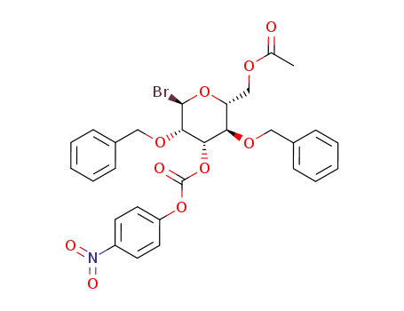 6-O-acetyl-2,4-di-O-benzyl-3-O-[(p-nitrophenyl)formyl]-α-D-mannopyranosyl bromide