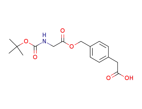 Glycine, N-[(1,1-dimethylethoxy)carbonyl]-,
[4-(carboxymethyl)phenyl]methyl ester