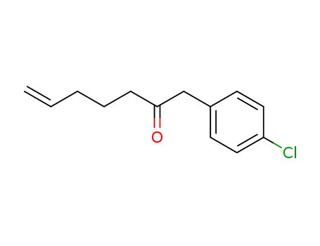 Molecular Structure of 838826-75-8 (6-Hepten-2-one, 1-(4-chlorophenyl)-)