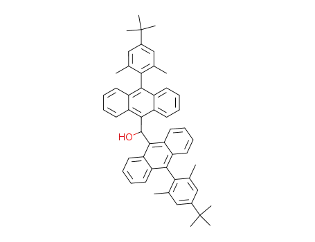 9-Anthracenemethanol,
10-[4-(1,1-dimethylethyl)-2,6-dimethylphenyl]-a-[10-[4-(1,1-dimethylethyl
)-2,6-dimethylphenyl]-9-anthracenyl]-