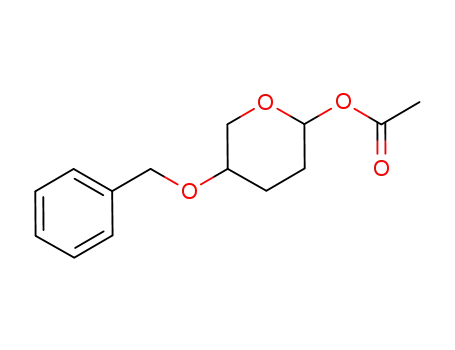 2H-Pyran-2-ol, tetrahydro-5-(phenylmethoxy)-, acetate