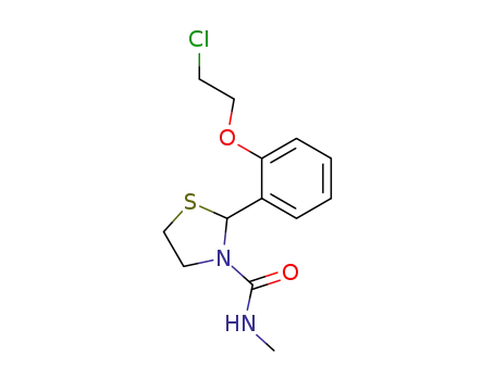 3-Thiazolidinecarboxamide, 2-[2-(2-chloroethoxy)phenyl]-N-methyl-
