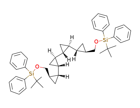 (1S,2R,1'R,2'R,1''R,2''R,1'''S,2'''R)-2,2'''-Bis-(tert-butyl-diphenyl-silanyloxymethyl)-[1,1';2',1'';2'',1''']quatercyclopropane