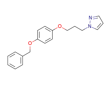 1H-Pyrazole, 1-[3-[4-(phenylmethoxy)phenoxy]propyl]-