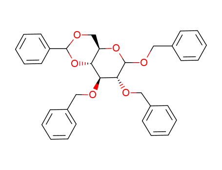 benzyl 4,6-O-benzylidene-2,3-tri-O-benzyl-α,β-D-glucopyranoside