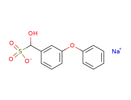 Benzenemethanesulfonic acid, a-hydroxy-3-phenoxy-, monosodium salt