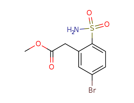 4-bromo-2-(methoxycarbonylmethyl)benzenesulfonamide