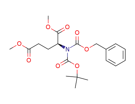 L-Glutamic acid,
N-[(1,1-dimethylethoxy)carbonyl]-N-[(phenylmethoxy)carbonyl]-, dimethyl
ester