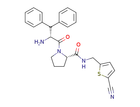 D-diphenylalanyl-L-prolyl-[(5-cyano-2-thienyl)methyl]amide
