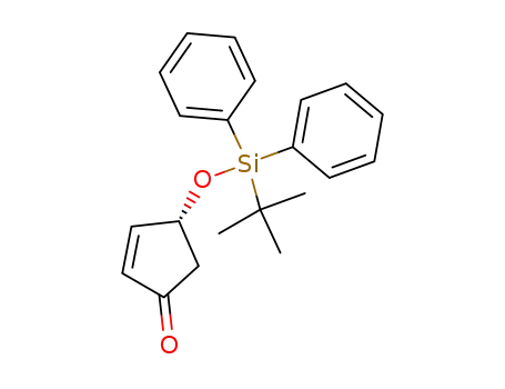 (4R)-(+)-4-[(1,1-dimethylethyl)diphenylsilyloxy]cyclopent-2-en-1-one