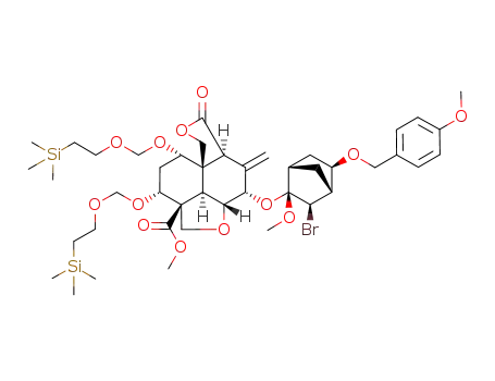 C<sub>44</sub>H<sub>67</sub>BrO<sub>13</sub>Si<sub>2</sub>