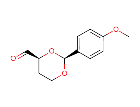 1,3-Dioxane-4-carboxaldehyde, 2-(4-methoxyphenyl)-, (2S,4S)-