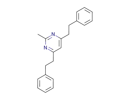 Pyrimidine, 2-methyl-4,6-bis(2-phenylethyl)-