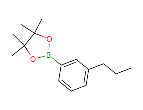 Molecular Structure of 1402884-05-2 (4,4,5,5-tetramethyl-2-(3-propylphenyl)-1,3,2-dioxaborolane)