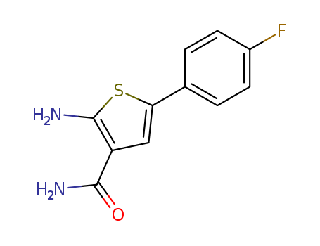 3-Thiophenecarboxamide, 2-amino-5-(4-fluorophenyl)-